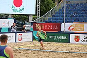 Deutsch: Beachhandball Europameisterschaften 2019 (Beach handball Euro); Tag 5: 6. Juli 2019 – Männer, Halbfinale, Dänemark-Ungarn 2:0 (19:16, 22:18) English: Beach handball Euro; Day 5: 6 July 2019 – Semifinal Men – Denmark-Ukraie 2:0 (19:16, 22:18)