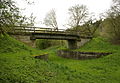 Straßenbrücke über das trockene Kanalbett am Riedweg bei Beilngries, 2016