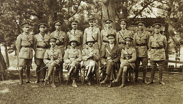 BVRC officers attached to 2/4th Btn East Yorkshire Regiment in 1918