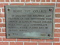 Bessie Tift College plaque