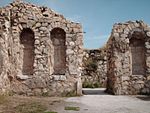 Palais de Shapur Ier à Bishapur.