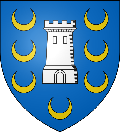 Blason ville fr Saint-Céré (Lot)