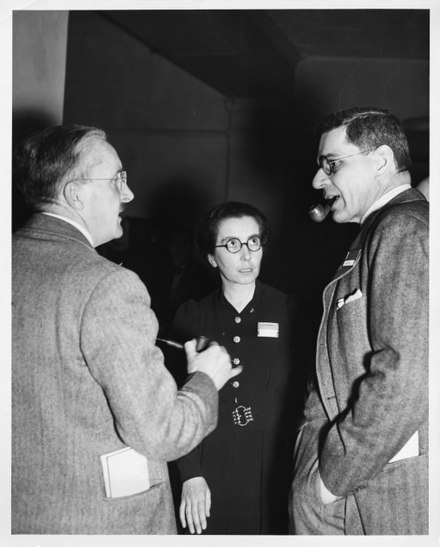 Garrod at the International Symposium on Early Man, Philadelphia, March 1937