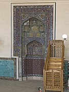 Mihrab of Kalyan Mosque in Bukhara, Uzbekistan