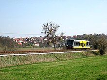 Burgenlandbahn vor Nebra