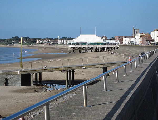 The beach and pier, 2016