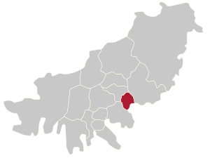 Location of Suyeong-gu in Busan