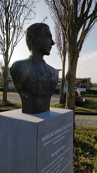 Bust of Raymond Impanis in Berg, Kampenhout