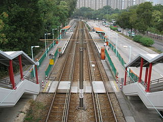 <span class="mw-page-title-main">Butterfly stop</span> Light rail stop in Tuen Mun, Hong Kong