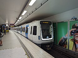 C30 T-Centralen-metroasemalla.