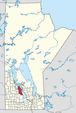 Luogo di Alonsa in Manitoba