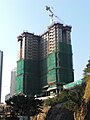 尚待竣工的彩福邨彩喜樓外觀（2008年11月）