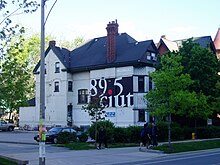 The old headquarters of CIUT-FM at 91 St. George Street, opposite Robarts Library CIUT Building.JPG