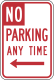 No parking, California