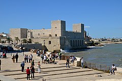 The Castello Svevo at Trani built by Frederick II from 1233–1249