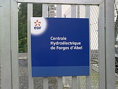 Centrale hydroélectrique des Forges d'Abel.
