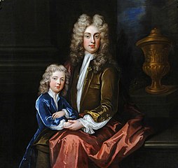 Edward Graham, 2nd Viscount Preston (c.1679/81-1710) and his Son Charles Graham, later 3rd Viscount (1706 - 1739)