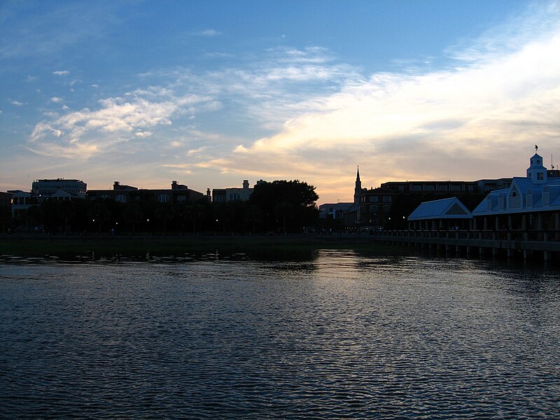 File:Charleston-SC-Waterfront-Park-sunset-shelters.jpg