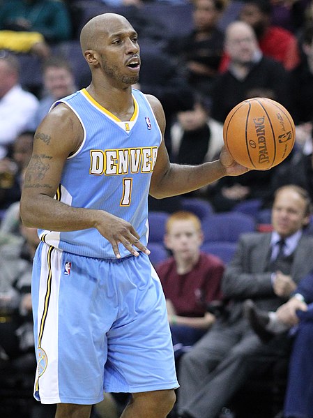 Chauncey Billups, acquired in 2008, helped the George Karl/Carmelo Anthony duo to their first playoff series win.