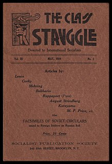 <span class="mw-page-title-main">Left Wing Section of the Socialist Party</span> Faction of the Socialist Party of America in 1919