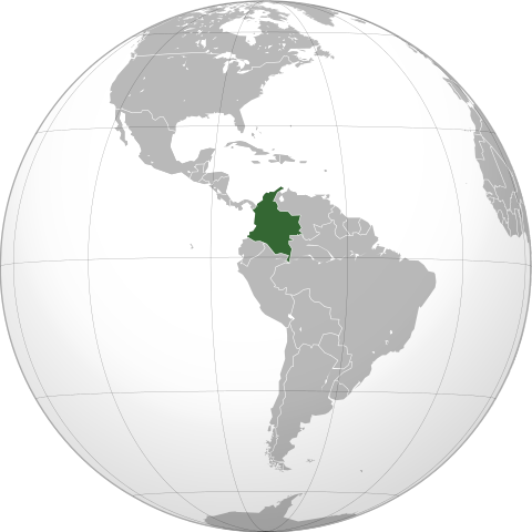 Kolumbien Locator
