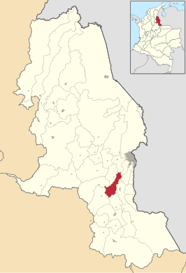 Locatie van Bochalema