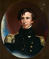 Lieutenant Charles Wilkes, commander of the U.S. Navy's United States Exploring Expedition, 1838-42 Commodore Charles Wilkes, commander of the United States Exploring Expedition 1838 - 1842.jpg