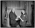 Thumbnail for File:Congratulations. Washington, D.C., March 5. Attorney General Homer S. Cummings congratulating Robert H. Jackson today shortly after he was sworn in as United States Solicitor General, 3-5-38 LCCN2016873113.jpg