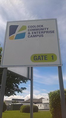 Coolock Community and Enterprise Campus sign