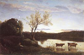 Tres vacas, de Camille Corot (ca. 1850).