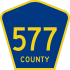 County Route 577 Markierung