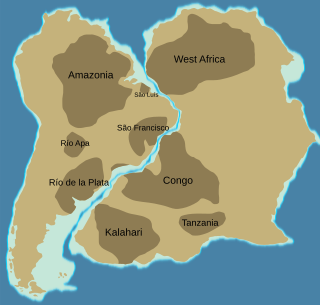 <span class="mw-page-title-main">Congo Craton</span> Precambrian craton that with four others makes up the modern continent of Africa