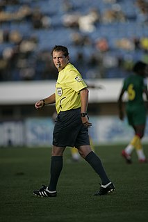 Daniel Bennett (referee) English-born South African football referee