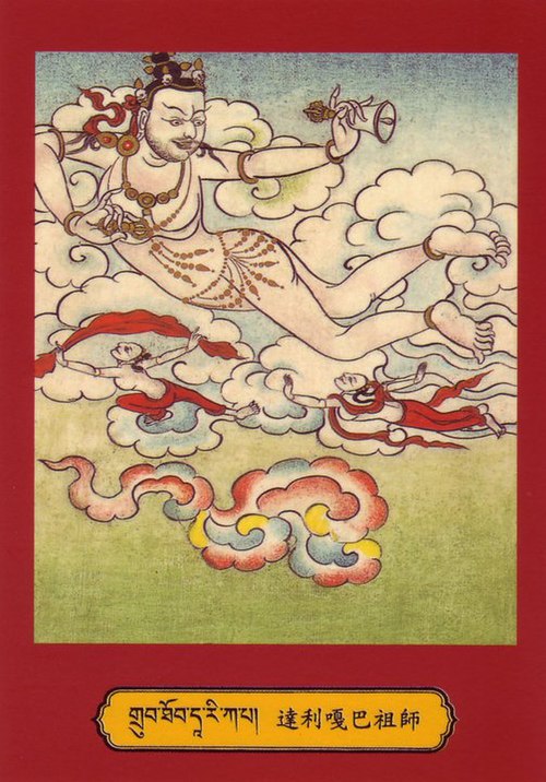 Darikapa, 9th-century Buddhist mahasiddha. After achieving the ability to lucid dream, a common first stage is attempting to fly in the dream.