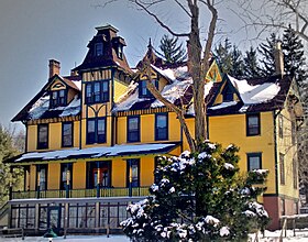 Charles Davenport Residence em Laurel Hollow, parte do Cold Spring Harbor Laboratory