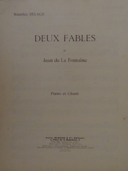 Image illustrative de l’article Deux fables de La Fontaine