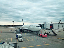 Delta Air Lines Boeing 767-300ER heading to Paris