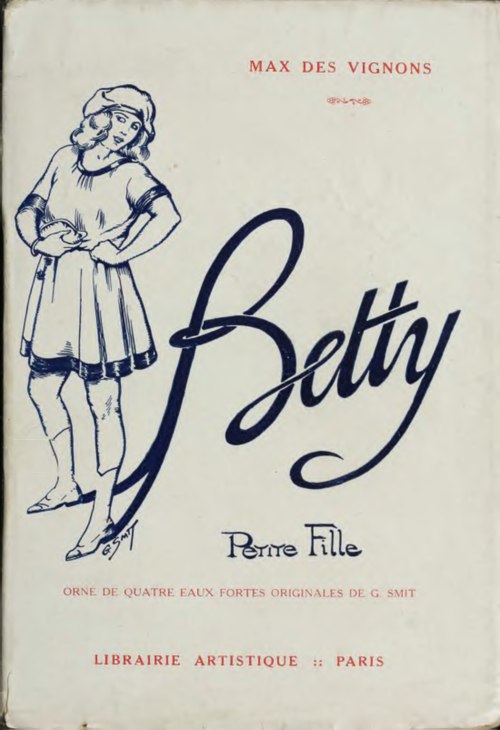 Des Vignons - Betty petite fille, 1922