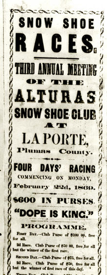 1869 Alturas Snow Shoe Club race meet Dope is King.jpg