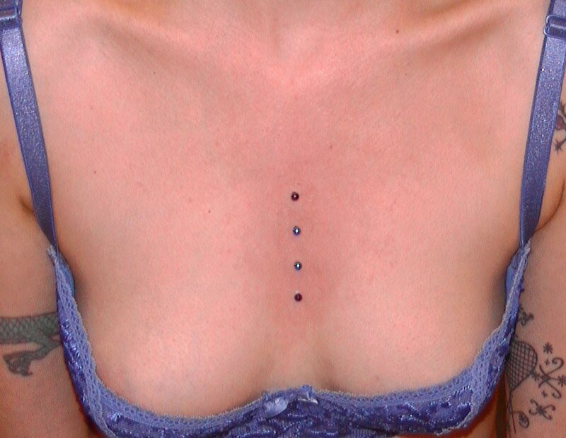 Cleavage piercing shop