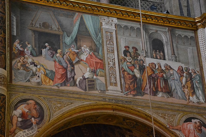 File:Duomo (Cremona) - affreschi della navata principale 02.jpg