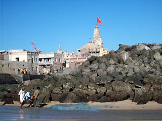 Dwarka Town in Gujarat, India