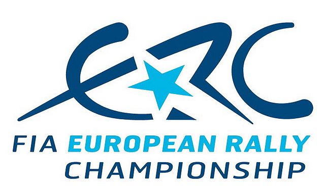 Ehemaliges Logo der FIA European Rallye Championship bis 2021