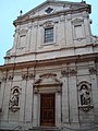 The Church of the Gesu in Frascati, province of Rome, Italy