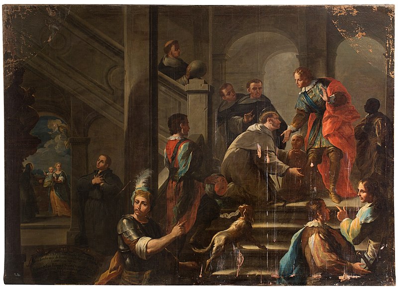 File:Encuentro de Agustín Adorno con San Luis Beltrán en Valencia, de Pedro Rodríguez de Miranda (Museo del Prado).jpg