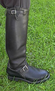 Engineer boot Leather work-boots