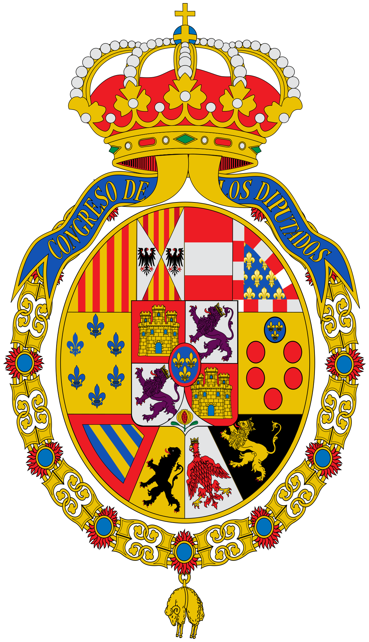 Inmaculada Concepción Velasco y Martínez-Conde 1200px-Escudo_del_Congreso_de_Espa%C3%B1a.svg