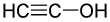 Formula strutturale di etinolo