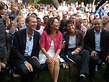 Fête de la Fraternité 2009 - Guillaume Garot, Ségolène Royal, Najat Belkacem, Brahim Abbou by Mikani.JPG