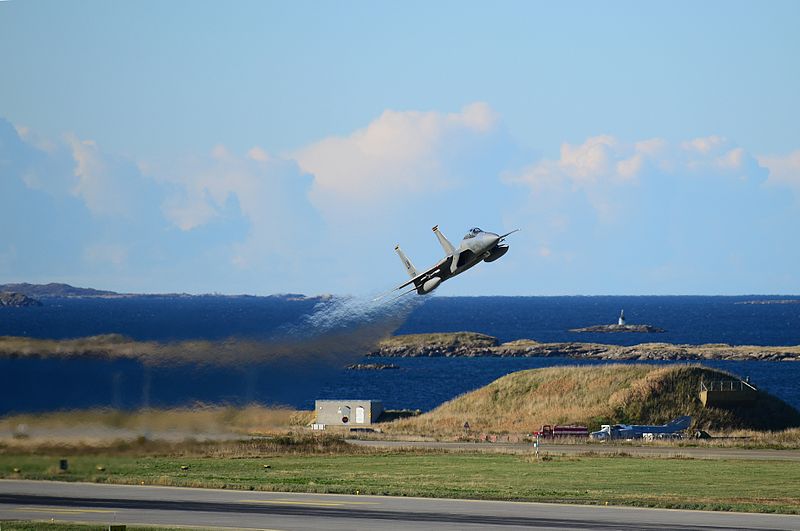 File:F-15C of 493rd FS takes off from Bodø Main Air Station in Septebmer 2013.JPG